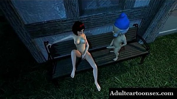 3D Babe Has Her Tits and Pussy Fucked by a Dwarf