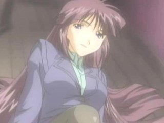 Horny anime teen rammed hard