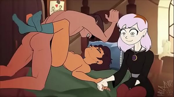 Luz es follada por otro hombre mientras que amity contiene su lamento de ser cukeada