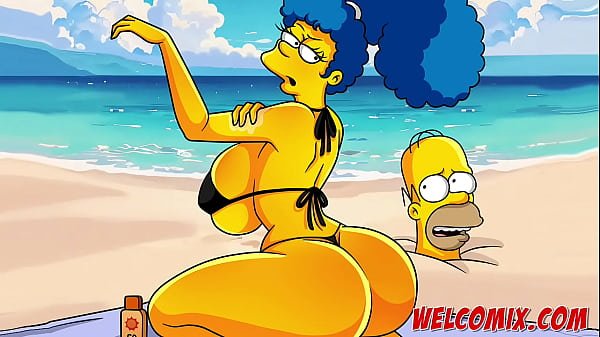 Hottie with a big ass fucking two guys in front of her husband on the beach!