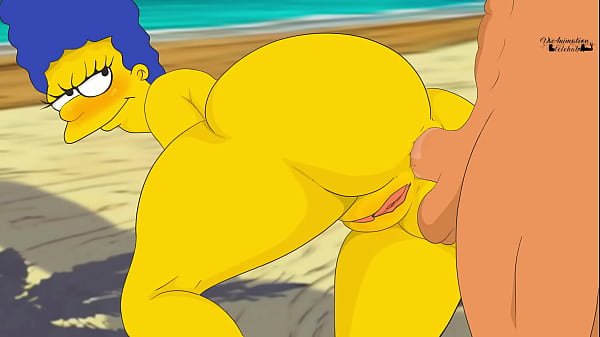 Marge sucked off a bodybuilder on a nudist beach ! The Simpsons (◡‿◡) Cartoon 2d 2025