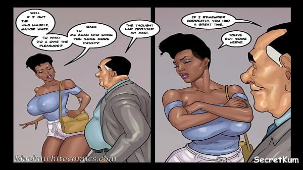The Mayor S.#5 ep.#2 – Ebony Employee gave Mayor quick Bj – Cum in face.