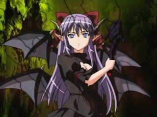 Caught anime gets squeezed her tits by tentacles
