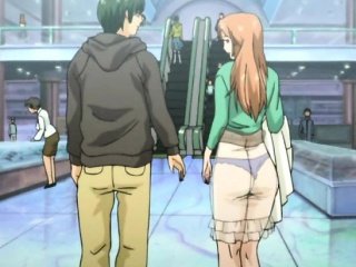 Chesty hentai babe fucked in a dressing room
