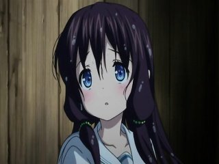 Cute hentai schoolgirl gets her wet pussy pumped outdoors